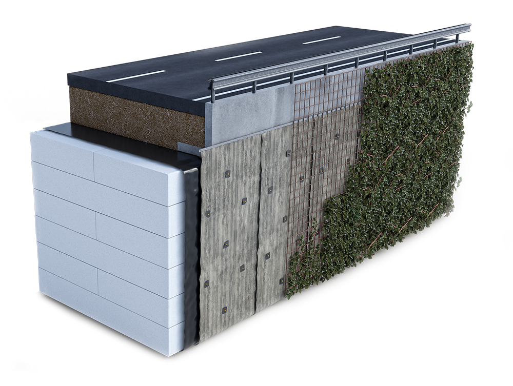 Concrete Canvas facing